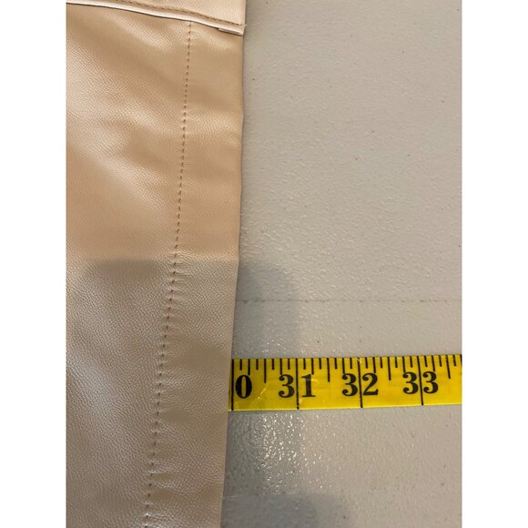 Levis XXLBeige Faux Leather Overshirt Jacket 100% Polyester Polyurethane Coated - Picture 8 of 11